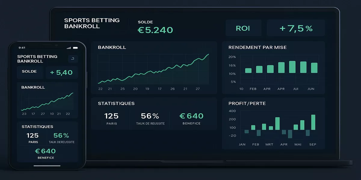 Applications de gestion de bankroll pour paris sportifs
