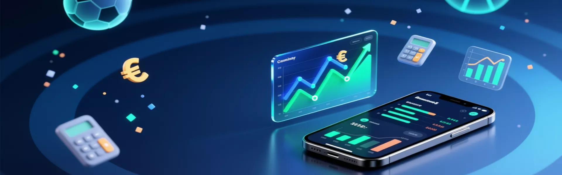 Tableau de bord moderne de gestion de bankroll avec graphiques et analyses sportives