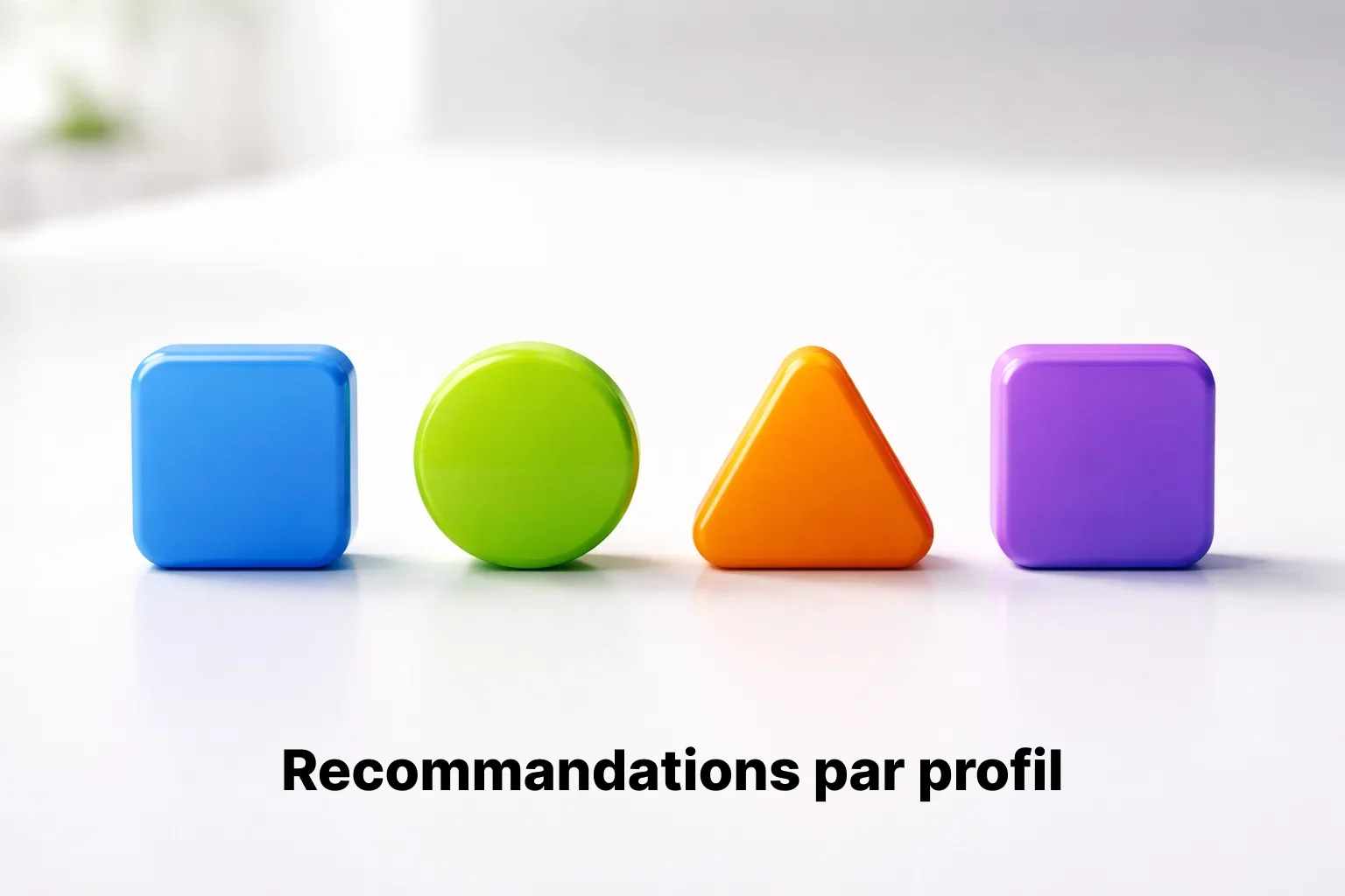 Plusieurs icônes d'applications alignées représentant différents choix