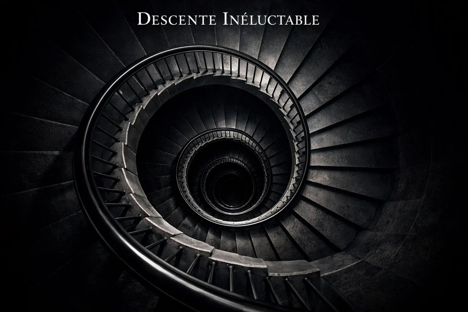 Spirale descendante symbolisant le piège de la chasse aux pertes
