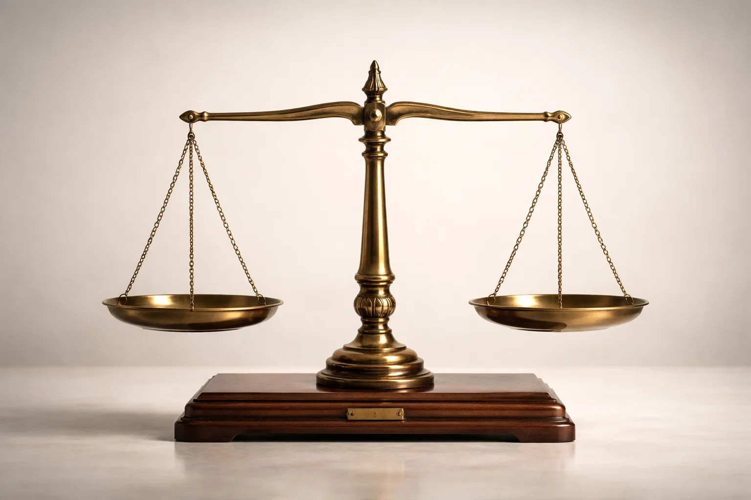 Balance représentant l'équilibre entre risque et récompense