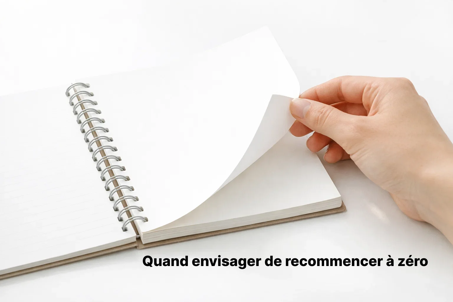 Bouton de réinitialisation ou nouveau départ symbolique